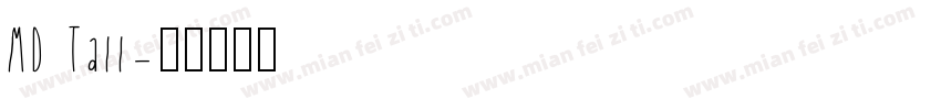 MD Tall字体转换